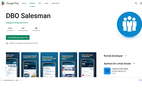 DBO Salesman App