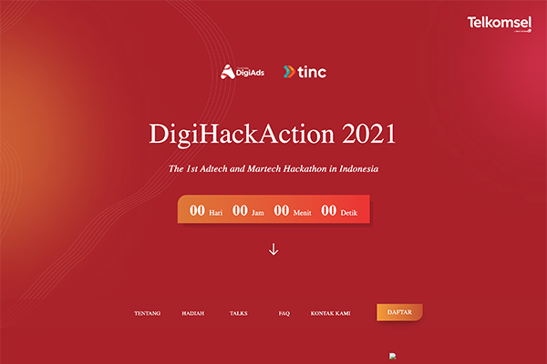 DigiHackAction 2021 Website