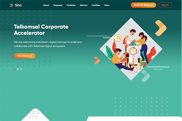 Telkom Innovation Center Website